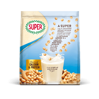 super cereal nutremill soymilk no sugar added back