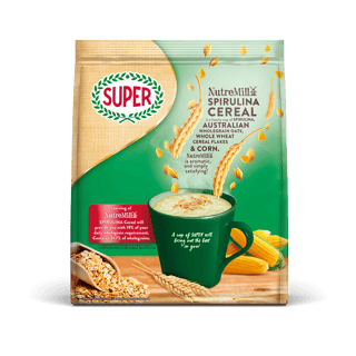 super cereal nutremill spirulina back