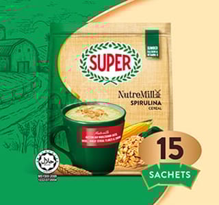 super cereal nutremill spirulina teaser
