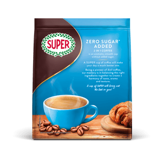 super coffee signature zero sugar back