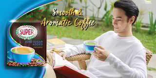 super my coffee range banner desktop