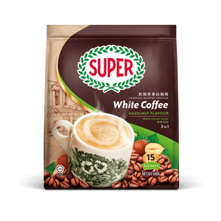 super coffee white hazelnut front