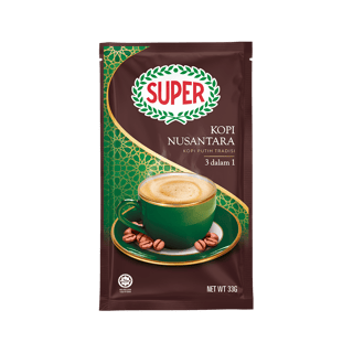 super coffee white kopi nusantara sachet