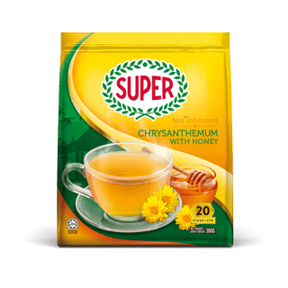 super tea clear chrysanthemum with honey front
