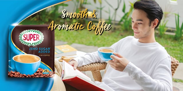 super my coffee range banner desktop